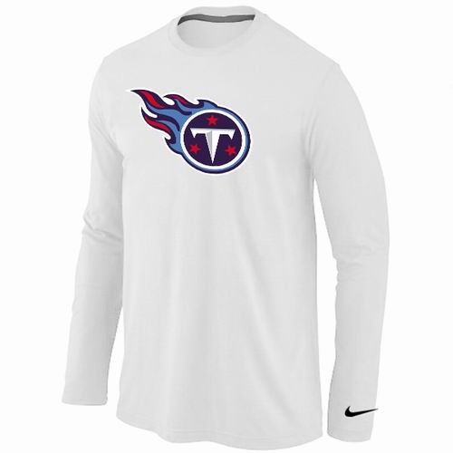 Nike Tennessee Titans Logo Long Sleeve T-Shirt White,We sell and wholesale Nike Tennessee Titans Logo Long Sleeve T-Shirt White on line form chian!