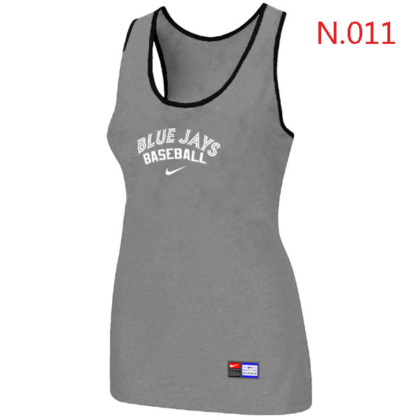 Nike Toronto Blue Jays Tri-Blend Racerback stretch Tank Top L.grey,We sell and wholesale Nike Toronto Blue Jays Tri-Blend Racerback stretch Tank Top L.grey on line form chian!