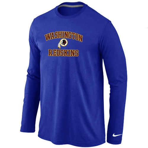 Nike Washington Red Skins Heart & Soul Long Sleeve T-Shirt Blue,We sell and wholesale Nike Washington Red Skins Heart & Soul Long Sleeve T-Shirt Blue on line form chian!
