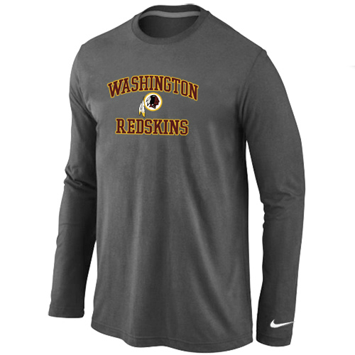 Nike Washington Red Skins Heart & Soul Long Sleeve T-Shirt D.Gray,We sell and wholesale Nike Washington Red Skins Heart & Soul Long Sleeve T-Shirt D.Gray on line form chian!