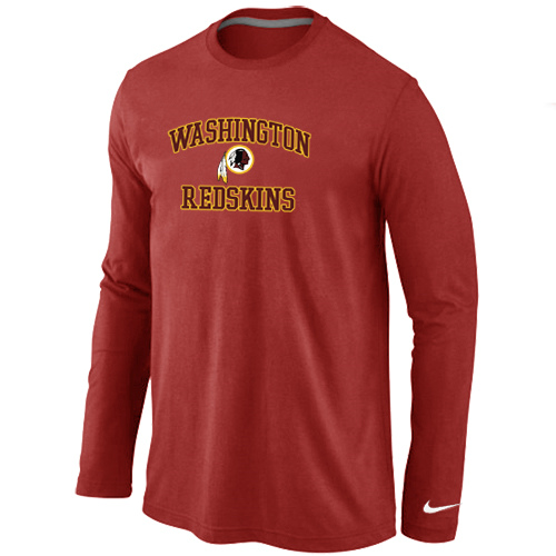 Nike Washington Red Skins Heart & Soul Long Sleeve T-Shirt Red,We sell and wholesale Nike Washington Red Skins Heart & Soul Long Sleeve T-Shirt Red on line form chian!