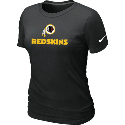 Nike Washington Redskins Authentic Logo Women's T-Shirt Black,We sell and wholesale Nike Washington Redskins Authentic Logo Women's T-Shirt Black on line form chian!