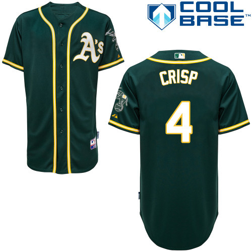 Oakland Athletics #4 Crisp 2014 Green Jerseys,We sell and wholesale Oakland Athletics #4 Crisp 2014 Green Jerseys on line form chian!