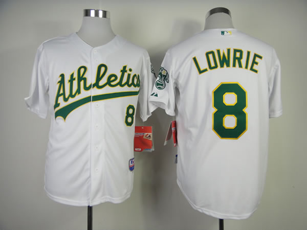 Oakland Athletics #8 Jed Lowrie White Jerseys,We sell and wholesale Oakland Athletics #8 Jed Lowrie White Jerseys on line form chian!