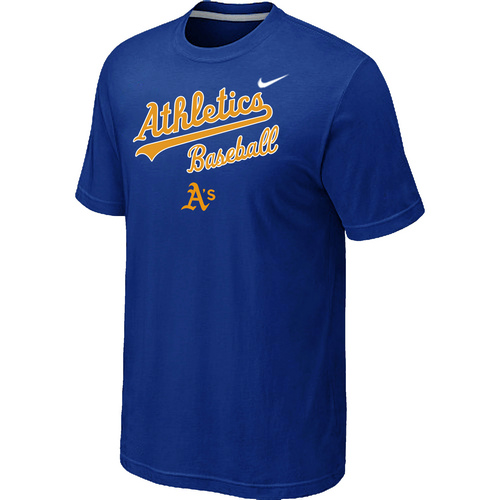 Oakland Athletics 2014 Home Practice T-Shirt - Blue,We sell and wholesale Oakland Athletics 2014 Home Practice T-Shirt - Blue on line form chian!