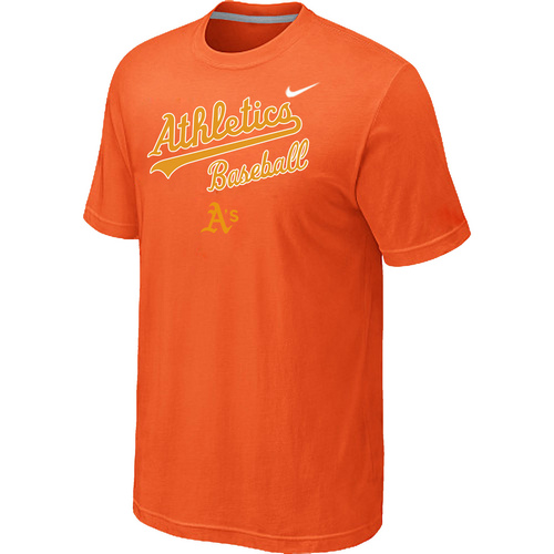 Oakland Athletics 2014 Home Practice T-Shirt - Orange,We sell and wholesale Oakland Athletics 2014 Home Practice T-Shirt - Orange on line form chian!