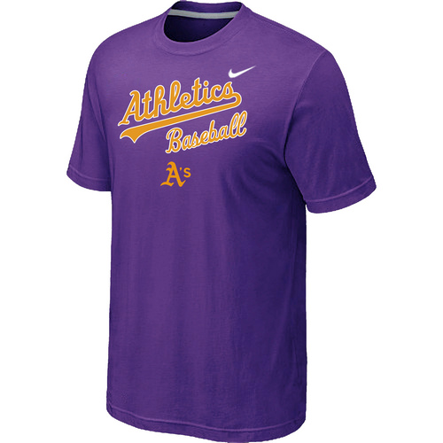 Oakland Athletics 2014 Home Practice T-Shirt - Purple,We sell and wholesale Oakland Athletics 2014 Home Practice T-Shirt - Purple on line form chian!