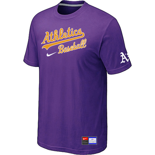 Oakland Athletics Purple Nike Short Sleeve Practice T-Shirt,We sell and wholesale Oakland Athletics Purple Nike Short Sleeve Practice T-Shirt on line form chian!