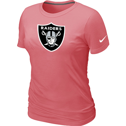 Oakland Raiders Pink Women's Logo T-Shirt,We sell and wholesale Oakland Raiders Pink Women's Logo T-Shirt on line form chian!