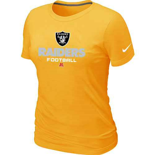 Oakland Raiders Yellow Women's Critical Victory T-Shirt,We sell and wholesale Oakland Raiders Yellow Women's Critical Victory T-Shirt on line form chian!