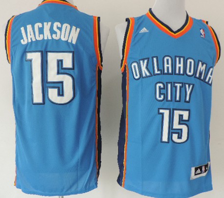 Oklahoma City Thunder #15 Reggie Jackson Revolution 30 Swingman Blue Jerseys,We sell and wholesale Oklahoma City Thunder #15 Reggie Jackson Revolution 30 Swingman Blue Jerseys on line form chian!