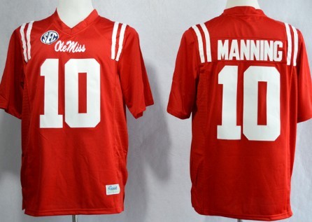 Ole Miss Rebels #10 Eli Manning 2013 Red Jerseys,We sell and wholesale Ole Miss Rebels #10 Eli Manning 2013 Red Jerseys on line form chian!