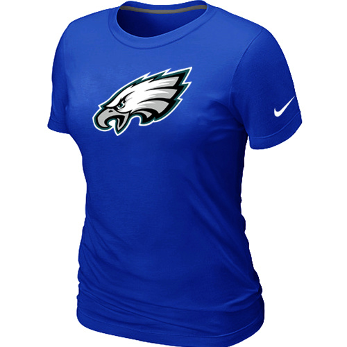 Philadelphia Eagles Blue Women's Logo T-Shirt,We sell and wholesale Philadelphia Eagles Blue Women's Logo T-Shirt on line form chian!