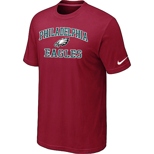 Philadelphia Eagles Heart & Soul Red T-Shirt,We sell and wholesale Philadelphia Eagles Heart & Soul Red T-Shirt on line form chian!