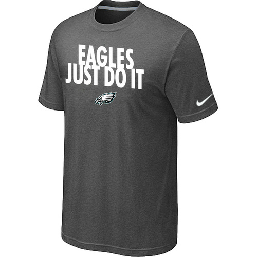 Philadelphia Eagles Just Do It D.Grey T-Shirt,We sell and wholesale Philadelphia Eagles Just Do It D.Grey T-Shirt on line form chian!