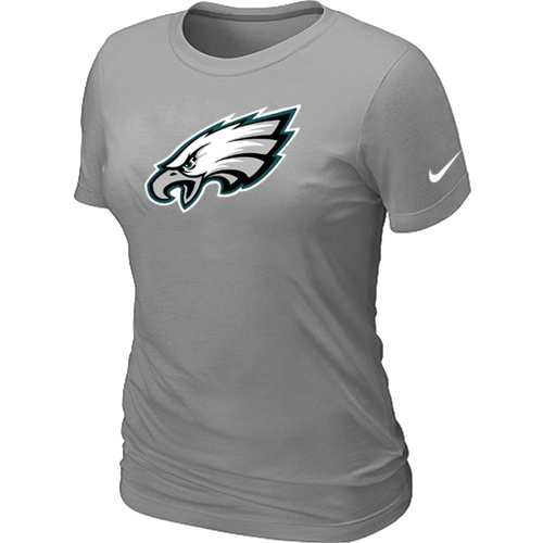 Philadelphia Eagles L.Grey Women's Logo T-Shirt,We sell and wholesale Philadelphia Eagles L.Grey Women's Logo T-Shirt on line form chian!
