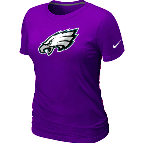 Philadelphia Eagles Purple Women's Logo T-Shirt,We sell and wholesale Philadelphia Eagles Purple Women's Logo T-Shirt on line form chian!