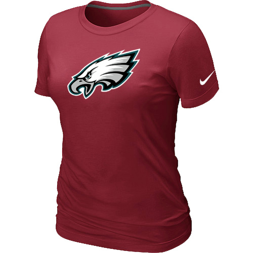 Philadelphia Eagles Red Women's Logo T-Shirt,We sell and wholesale Philadelphia Eagles Red Women's Logo T-Shirt on line form chian!