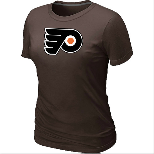 Philadelphia Flyers Big & Tall Women's Logo Brown T-Shirt,We sell and wholesale Philadelphia Flyers Big & Tall Women's Logo Brown T-Shirt on line form chian!