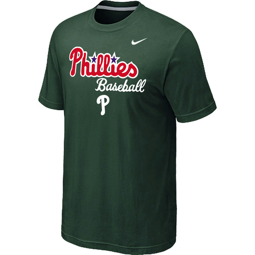 Philadelphia Phillies 2014 Home Practice T-Shirt - Dark Green,We sell and wholesale Philadelphia Phillies 2014 Home Practice T-Shirt - Dark Green on line form chian!
