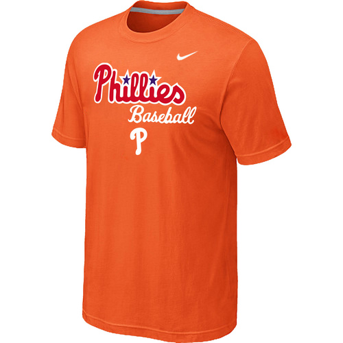 Philadelphia Phillies 2014 Home Practice T-Shirt - Orange,We sell and wholesale Philadelphia Phillies 2014 Home Practice T-Shirt - Orange on line form chian!