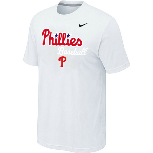 Philadelphia Phillies 2014 Home Practice T-Shirt - White,We sell and wholesale Philadelphia Phillies 2014 Home Practice T-Shirt - White on line form chian!