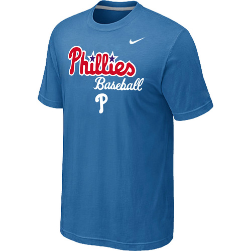 Philadelphia Phillies 2014 Home Practice T-Shirt - light Blue,We sell and wholesale Philadelphia Phillies 2014 Home Practice T-Shirt - light Blue on line form chian!