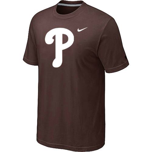 Philadelphia Phillies Heathered Brown Nike Blended T-Shirt,We sell and wholesale Philadelphia Phillies Heathered Brown Nike Blended T-Shirt on line form chian!