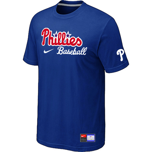 Philadelphia Phillies Nike Short Sleeve Practice T-Shirt Blue,We sell and wholesale Philadelphia Phillies Nike Short Sleeve Practice T-Shirt Blue on line form chian!