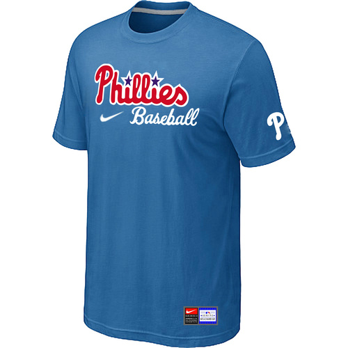 Philadelphia Phillies Nike Short Sleeve Practice T-Shirt light Blue,We sell and wholesale Philadelphia Phillies Nike Short Sleeve Practice T-Shirt light Blue on line form chian!