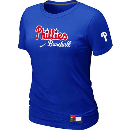Philadelphia Phillies Nike Women's Blue Short Sleeve Practice T-Shirt,We sell and wholesale Philadelphia Phillies Nike Women's Blue Short Sleeve Practice T-Shirt on line form chian!