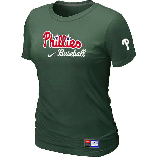 Philadelphia Phillies Nike Women's D.Green Short Sleeve Practice T-Shirt,We sell and wholesale Philadelphia Phillies Nike Women's D.Green Short Sleeve Practice T-Shirt on line form chian!