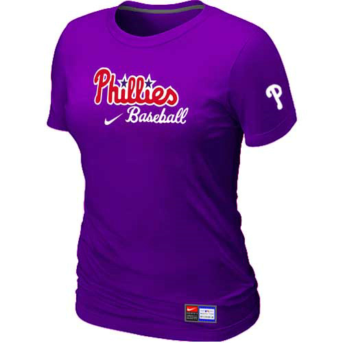 Philadelphia Phillies Nike Women's Purple Short Sleeve Practice T-Shirt,We sell and wholesale Philadelphia Phillies Nike Women's Purple Short Sleeve Practice T-Shirt on line form chian!