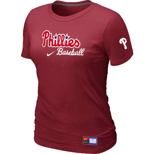 Philadelphia Phillies Nike Women's Red Short Sleeve Practice T-Shirt,We sell and wholesale Philadelphia Phillies Nike Women's Red Short Sleeve Practice T-Shirt on line form chian!