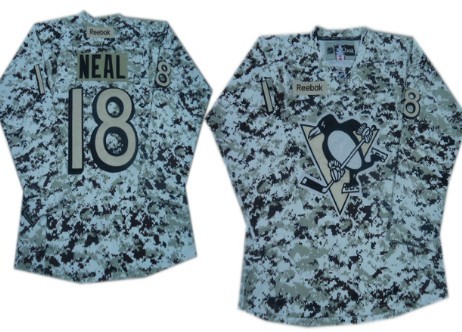 Pittsburgh Penguins #18 James Neal White Camo Jerseys,We sell and wholesale Pittsburgh Penguins #18 James Neal White Camo Jerseys on line form chian!