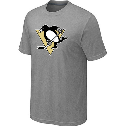 Pittsburgh Penguins Big & Tall Logo L.Grey T-Shirt,We sell and wholesale Pittsburgh Penguins Big & Tall Logo L.Grey T-Shirt on line form chian!