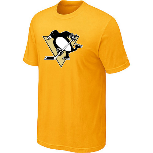 Pittsburgh Penguins Big & Tall Logo Yellow T-Shirt,We sell and wholesale Pittsburgh Penguins Big & Tall Logo Yellow T-Shirt on line form chian!