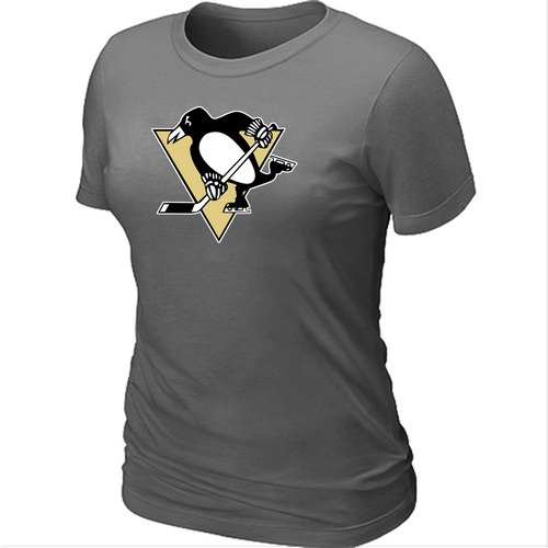 Pittsburgh Penguins Big & Tall Women's Logo D.Grey T-Shirt,We sell and wholesale Pittsburgh Penguins Big & Tall Women's Logo D.Grey T-Shirt on line form chian!