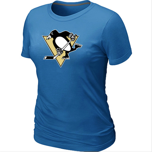 Pittsburgh Penguins Big & Tall Women's Logo L.blue T-Shirt,We sell and wholesale Pittsburgh Penguins Big & Tall Women's Logo L.blue T-Shirt on line form chian!