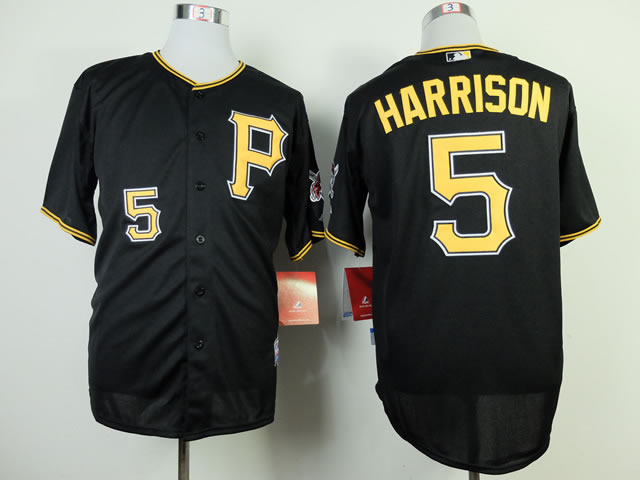 Pittsburgh Pirates #5 Harrison Black Jerseys,We sell and wholesale Pittsburgh Pirates #5 Harrison Black Jerseys on line form chian!