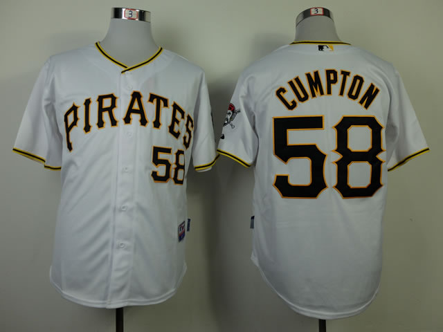 Pittsburgh Pirates #58 Cumpton White Jerseys,We sell and wholesale Pittsburgh Pirates #58 Cumpton White Jerseys on line form chian!