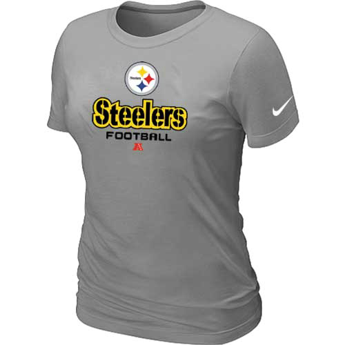Pittsburgh Steelers L.Grey Women's Critical Victory T-Shirt,We sell and wholesale Pittsburgh Steelers L.Grey Women's Critical Victory T-Shirt on line form chian!