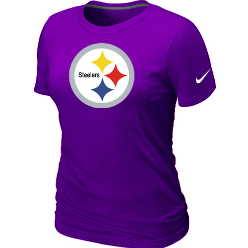 Pittsburgh Steelers Purple Women's Logo T-Shirt,We sell and wholesale Pittsburgh Steelers Purple Women's Logo T-Shirt on line form chian!