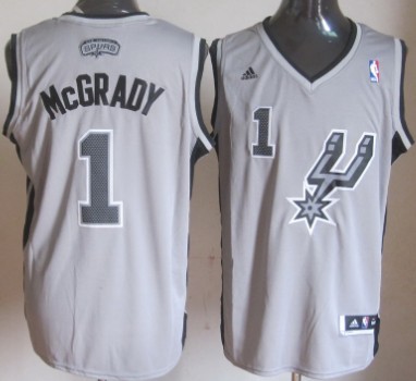 San Antonio Spurs #1 Tracy McGrady Revolution 30 Swingman 2013 Gray Jerseys,We sell and wholesale San Antonio Spurs #1 Tracy McGrady Revolution 30 Swingman 2013 Gray Jerseys on line form chian!