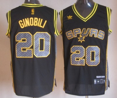 San Antonio Spurs #20 Manu Ginobili Black Electricity Fashion Jerseys,We sell and wholesale San Antonio Spurs #20 Manu Ginobili Black Electricity Fashion Jerseys on line form chian!