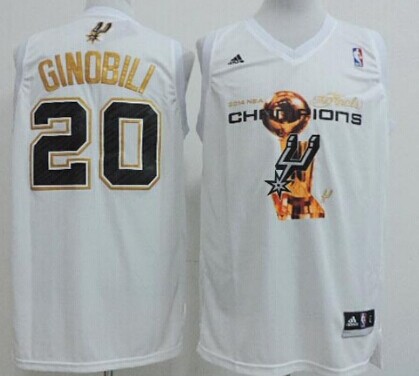 San Antonio Spurs #20 Manu Ginobili Revolution 30 Swingman 2014 Champions White Jerseys,We sell and wholesale San Antonio Spurs #20 Manu Ginobili Revolution 30 Swingman 2014 Champions White Jerseys on line form chian!