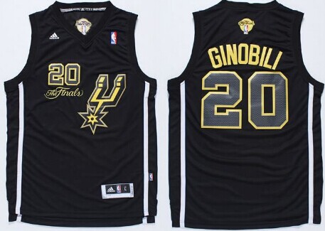 San Antonio Spurs #20 Manu Ginobili Revolution 30 Swingman 2014 The Finals Black Gold Jerseys,We sell and wholesale San Antonio Spurs #20 Manu Ginobili Revolution 30 Swingman 2014 The Finals Black Gold Jerseys on line form chian!