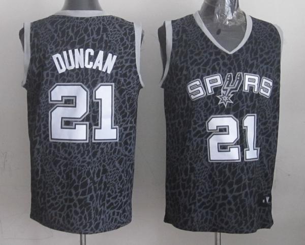 San Antonio Spurs #21 Tim Duncan Black Leopard Fashion Jerseys,We sell and wholesale San Antonio Spurs #21 Tim Duncan Black Leopard Fashion Jerseys on line form chian!