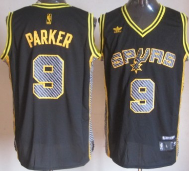 San Antonio Spurs #9 Tony Parker Black Electricity Fashion Jerseys,We sell and wholesale San Antonio Spurs #9 Tony Parker Black Electricity Fashion Jerseys on line form chian!