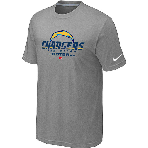 San Diego Charger Critical Victory light Grey T-Shirt,We sell and wholesale San Diego Charger Critical Victory light Grey T-Shirt on line form chian!